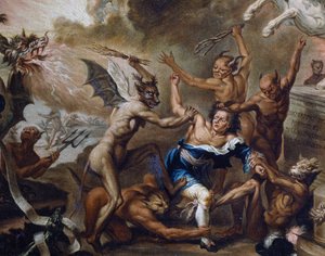 Stengæst, af Marco Marcola (1740-1793), detalje, Italien af Marco Marcola