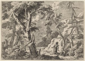 To Mænd, der anger i Ørkenen af Marco Ricci