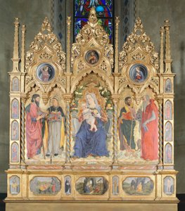 Altertavle med Madonna med barn og hellige, Bologna (foto)