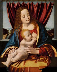 Madonna og barn af Marco d Oggiono