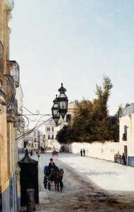 La Favorita in Portici (olie på lærred)