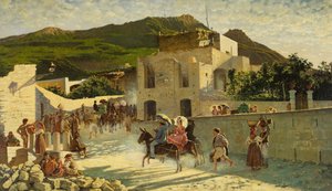 Gå til Capri, ca. 1867 (olie på lærred)