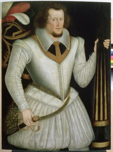 Portræt af Robert Devereux, 2. jarl af Essex af Marcus Gheeraerts