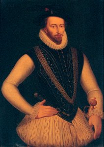 Portræt af Sir Walter Raleigh, 1595