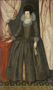 Portræt af en kvinde, omkring 1610 (olie på lærred)