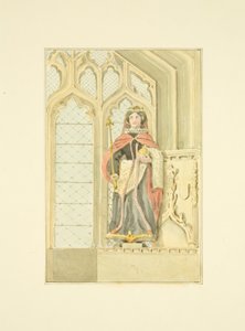 Figur af dronning Elizabeth i St Mary