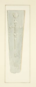 Abbed Davids grav 4. i Bristol Cathedral (blyant og akvarel på papir) af Marcus H. Homes