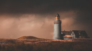Moody-fyrtårnet ved kysten