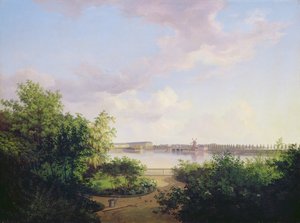 Johannes Amsincks have på Binnenalster, 1837