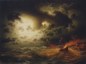 Brændende Steamer