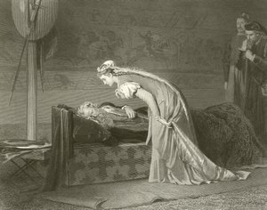 Lear og Cordelia af Marcus Stone