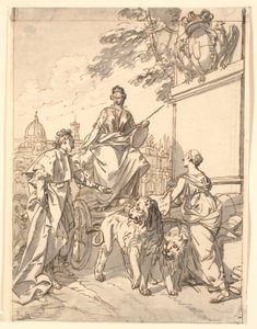 Allegorisk blad i anledning af hertug Franz III
