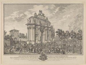 Frantz Stephans æresport, ved indtog i Firenze 1739 af Marcus Tuscher