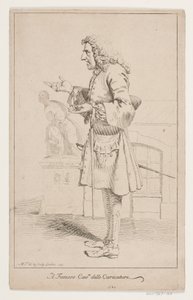 "Den berømte Cavre delle Caricature". Portræt af Pier Leone Ghezzi (1674-1755)