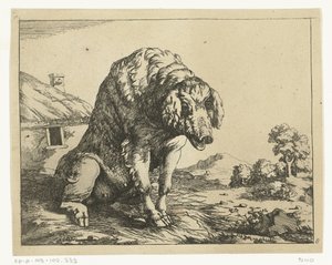 So siddende på bagben Predators and Boars (serietitel)