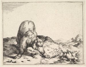fra The Set of The Bears, ca. 1664. af Marcus de Bye