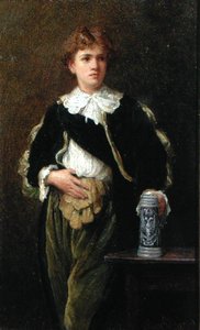 Drengen - Hvad bliver han? (olie om bord) af Margaret A. Heath