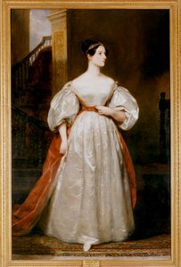 Grevinde Augusta Ada Lovelace 1815-1852, engelsk matematiker og forfatter af Margaret Carpenter