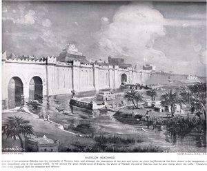 Babylon Restored, illustration fra 