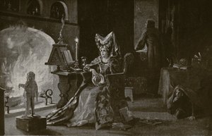 Hertuginden af Gloucester udøver trolddom, illustration fra 