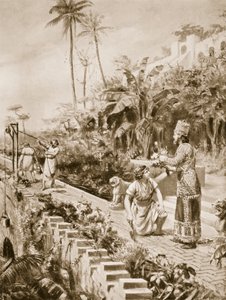 Babylons hængende haver, illustration fra 