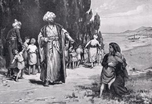 Børnenes hyldest til tyrkerne, illustration fra 