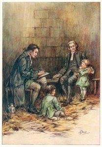The Vicar of Wakefield af Oliver Goldsmith (farvelitografi) af Margaret Jameson