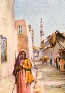 Ved Salehiyeh (farvelitografi) af Margaret Thomas