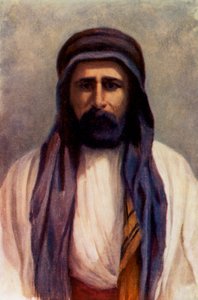 Mohammed Abdullah, sheik af Palmyra (farvelitografi) af Margaret Thomas