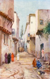 Straight Street, Damaskus (farvelitografi)