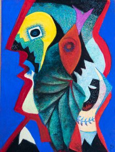 Efter Picasso, 2020 (pastel)