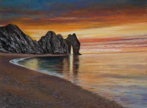 Durdle dør. Dorset, 2020 (pastel)