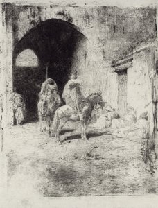 Kasbah-vagt i Tetouan af Marià Fortuny Marsal