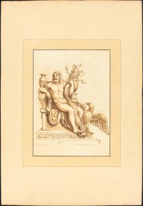 Jupiter af Maria Catharina Prestel after Giulio Romano