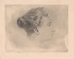 kvindes hoved af Maria Hubrecht