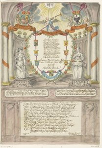 Vers for prinsesse Wilhelmina på 40-års fødselsdag for prins William V, 1788 af Maria Margaretha la Fargue
