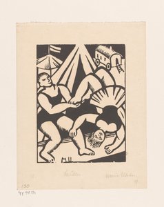 Gaukler (original titel på objekt) af Maria Uhden (signed by artist)