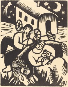 Hvilende sigøjnere, 1918.