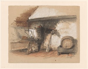 Gammel ovn i et bageri
