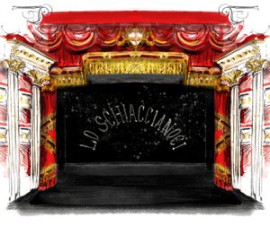 La Scala, 2018 (akvarel på papir, digital)