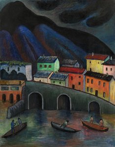 Nattefiskeri i Ascona, 1920