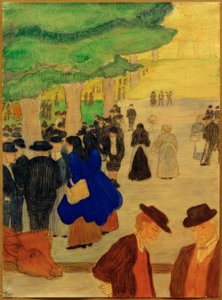 Viehmarkt af Marianne von Werefkin