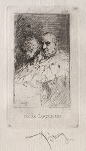 To kardinaler af Mariano Fortuny y Marsal