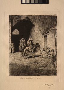 Casbah-vagt i Tetuan.