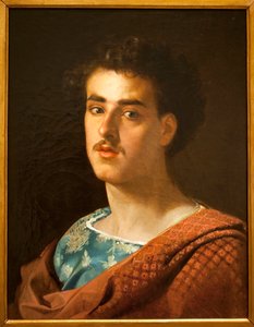 Selvportræt - Maleri af Mariano Fortuny (1838-1874), olie på lærred, ca. 1858 - Nationalmuseet for kunst i Catalonien, Barcelona (Spanien)