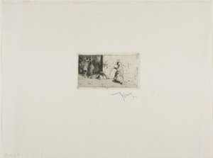En gade i Sevilla af Mariano Fortuny y Marsal