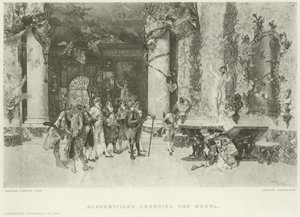 Akademikere vælger modellen (dybtryk) af Mariano José María Bernardo Fortuny y Carbó