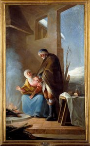 Vinter. Maleri af Mariano Maella (1739 - 1819) Ec. Esp. af Mariano Salvador de Maella