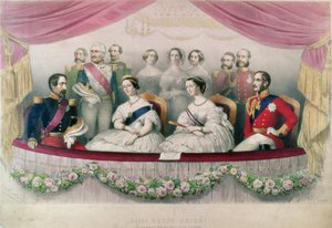 Hail Happy Union, statsbesøget i den kongelige italienske opera af dronning Victoria, prins Albert og kejseren og kejserinden af Frankrig, 1855
