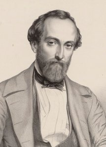 Portræt af komponisten Antoine Francois Marmontel 1816-1898.